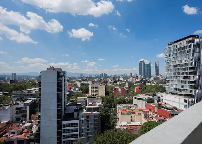 Apartment Lovely 3-bedroom With Pool & Gym In Roma Norte Mexico City
